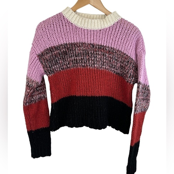 J.O.A Fair Isle Ribbed Knit Sweater - Picture 3 of 10